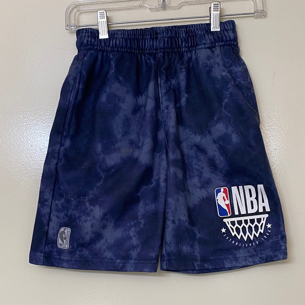 NBA Kids Navy Tie-Dye Shorts